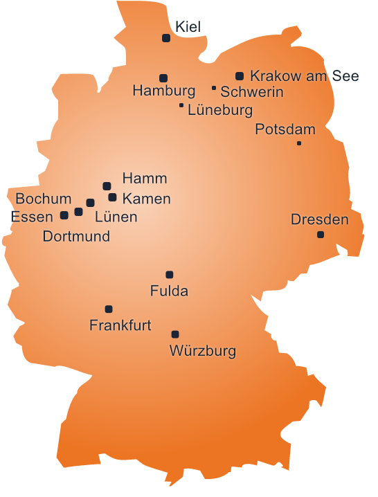 Standorte der immoweb AG
